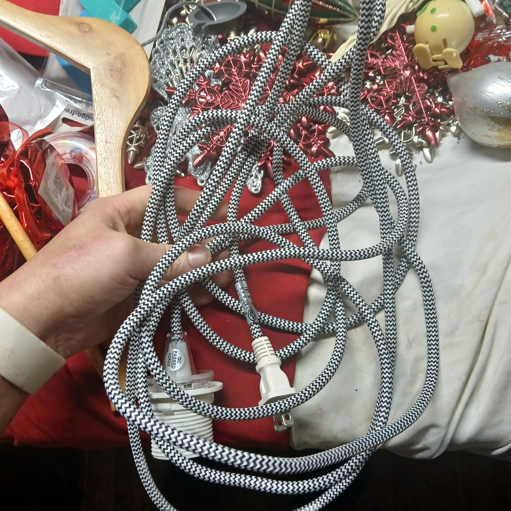 plug-in pendant light cord